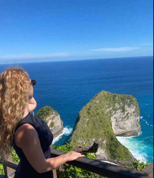 Cliff views on Nusa Penida island, Bali